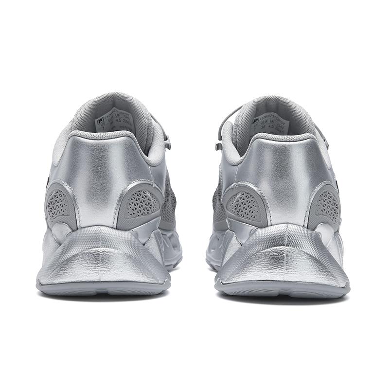 FILA VETTA Cushioning Abrasion Resistant Breathable Lightweight Low top Chunky Sneakers Women's Space Silver F12W623118FSV