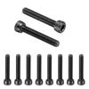PATIKIL 10-Pack Hex Socket Head Cap Screws, M5 X 30 Mm, Grade 12.9 Carbon Steel, for Bolt Combine, Home Hardware, Electrical Appliances, and