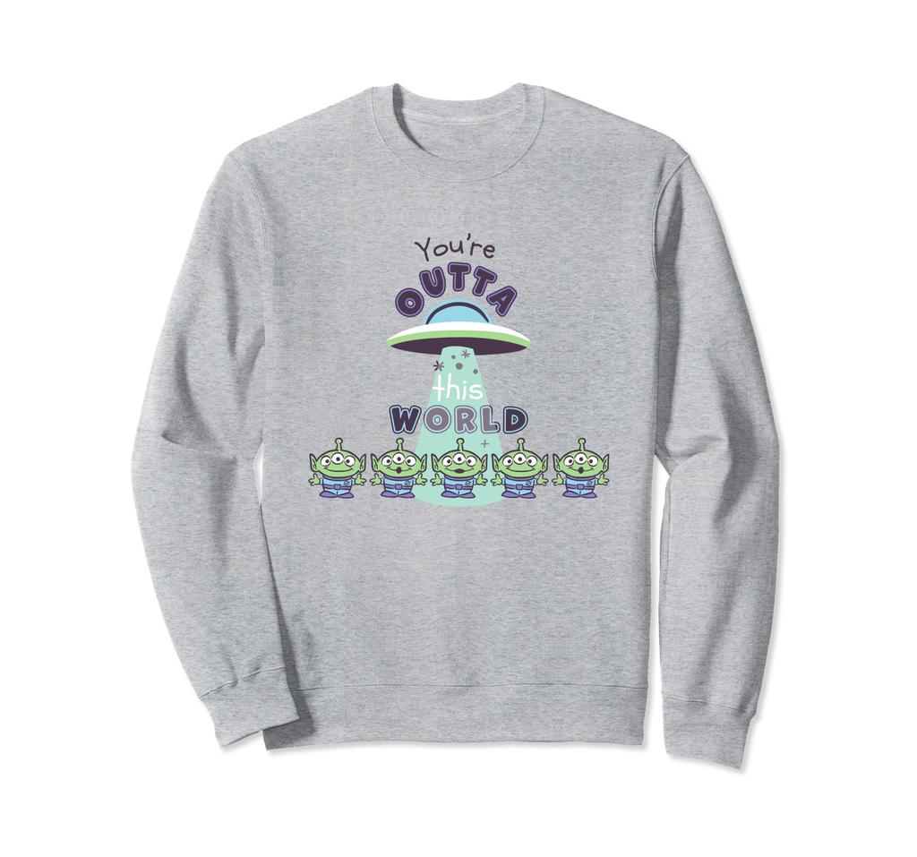 Disney Pixar Toy Story You're Outta This World Cute Alien Sweatshirt