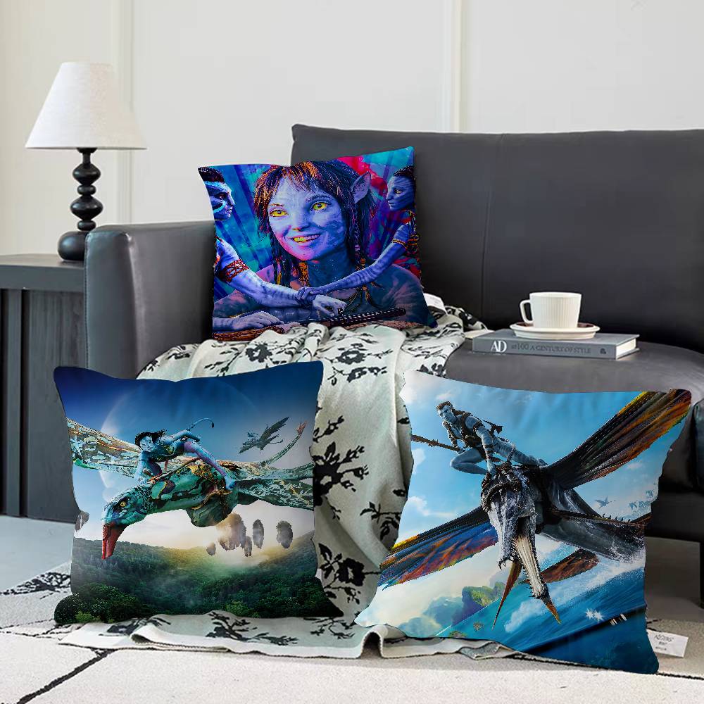 Actionfilm A-Avatar Kissenbezug Abnehmbarer Waschbarer Kissenbezug – Ganzjahresweiches Leinen