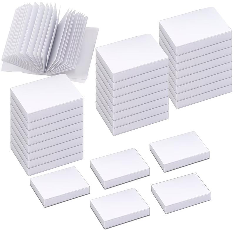 20-200Pcs Miniature Blank Books For Dollhouse, Small Page-Turning Books Portable Notepad Drawing Journaling Quick Notes