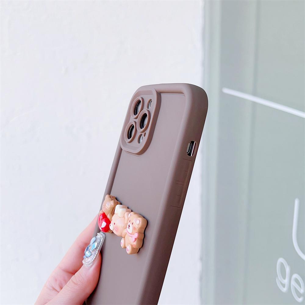 Carcasă de telefon cu desene animate pentru iPhone 16 15 14 Plus 13 12 11 Pro Max XS X XR, rezistentă la șocuri, moale, cu curea de încheietură Crossbody