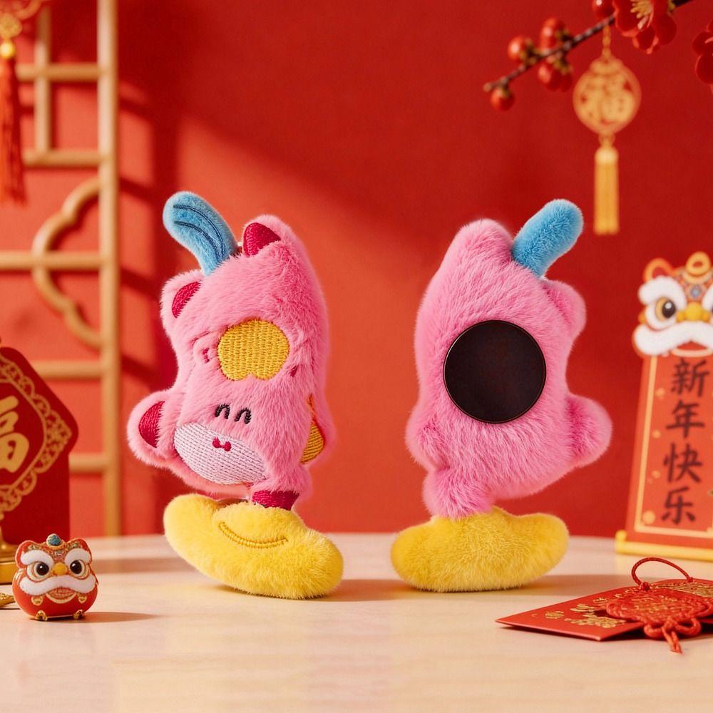 Creative Plush Horse Fridge Magnet Cute Zodiac Pony Refrigerator Stickers  Home Decoration