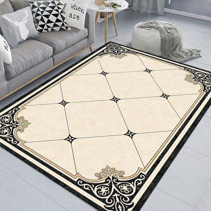 Marble Geometric Abstract Living Room Carpet Nordic Minimalist Modern Style Living Room Carpet