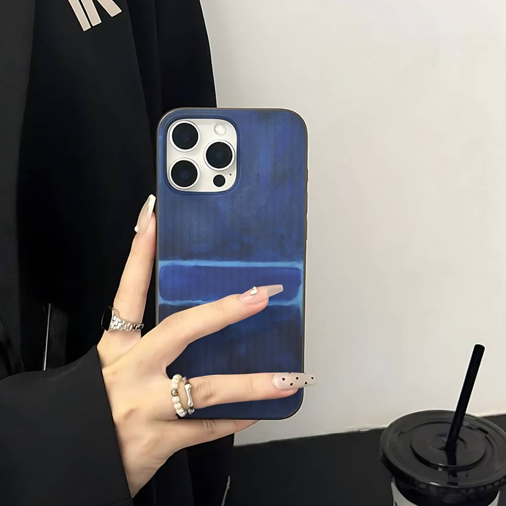 Abstract Art M-Mark R-Rothko Phone Case For IPhone 17 16 15 14 13 12 11 Pro Max Plus Corrugated Bumper Back Cover Shell