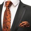 Cozy Up Tie Two-piece Polyester Fashion Suit Waist Tie Includes Tie and Handerchief