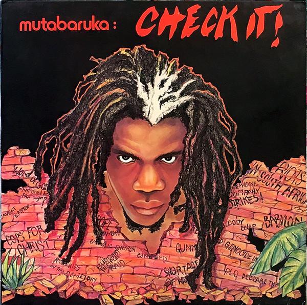 LP Record MUTABARUKA  Check It AL8306 Alligator Recor 1983 US Reggae Ska  Dub Used