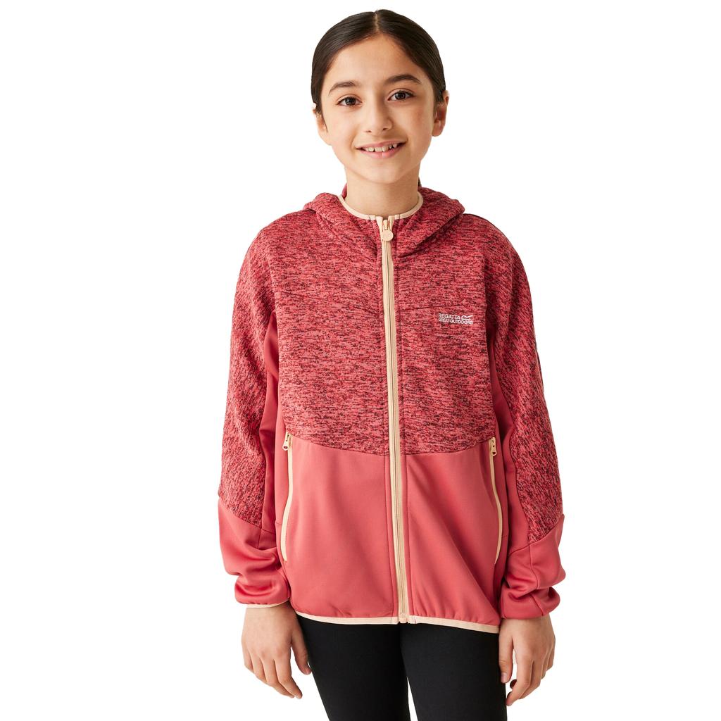Regatta Childrens/Kids Dissolver IX Marl Full Zip Fleece Jacket
