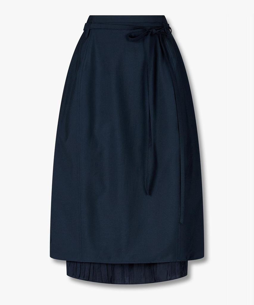 STUDIO TOMBOY Layering Pleated Point Skirt_Dark Navy 9106232201