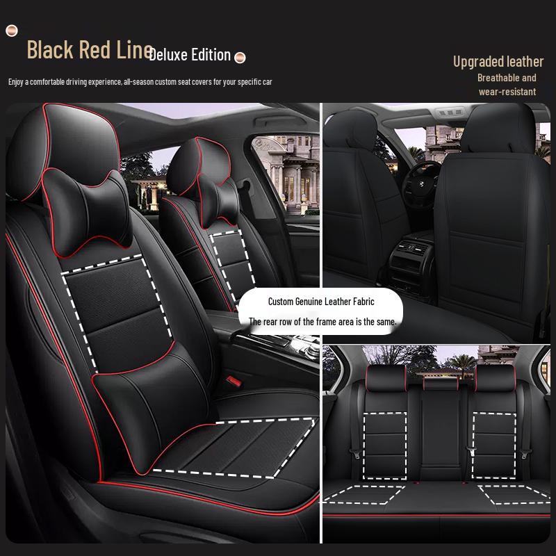 Custom-Made, All-Season, Thicker Car Seat Covers for New and Old Models, Full-Coverage