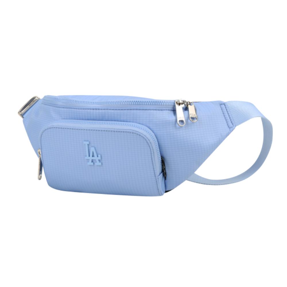 

Новая полиэстеровая сумка через плечо MLB, сумка кроссбоди, обычная, унисекс, светло-голубая 32BGCI111-07S 33.5*6.5*14CM