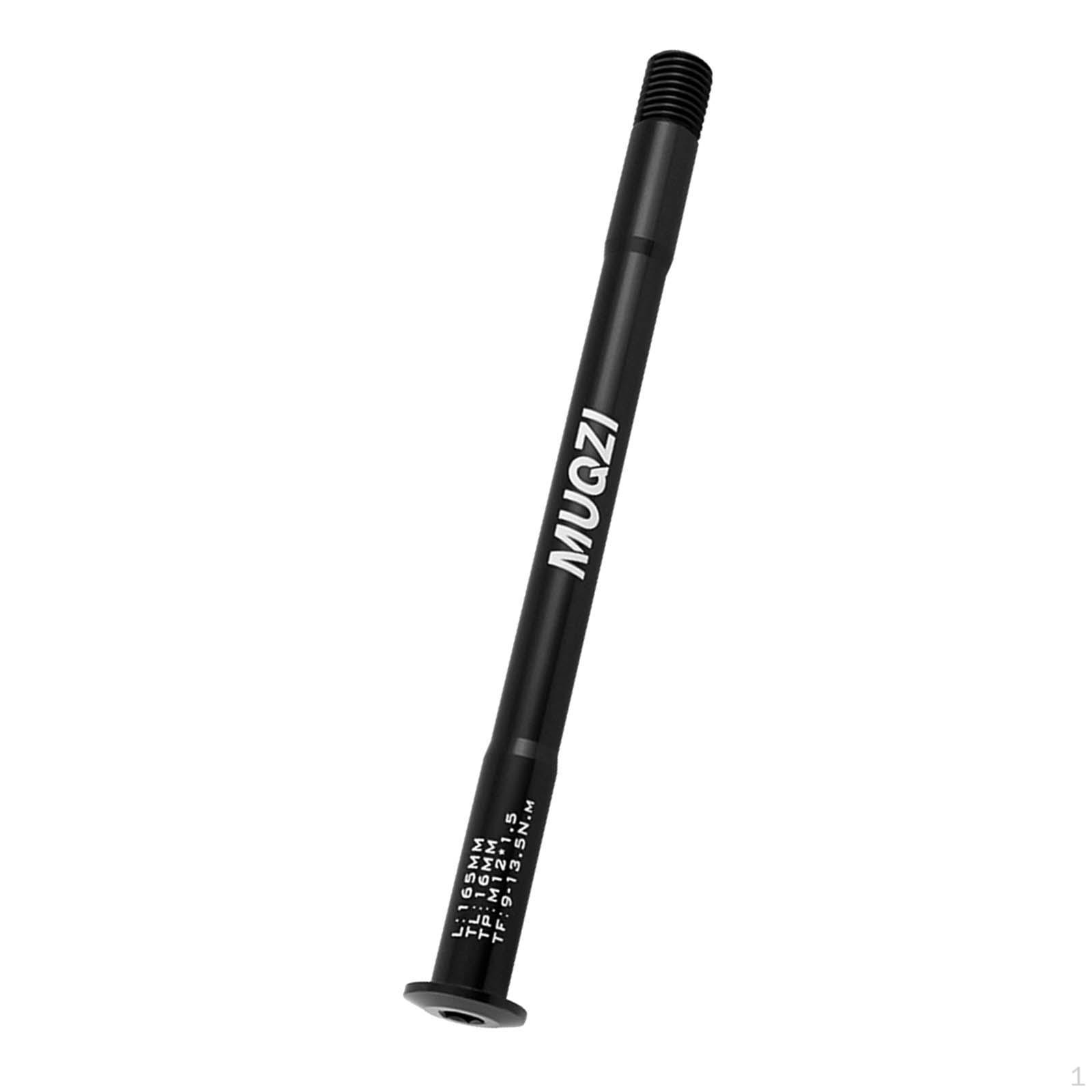 

Aluminium Alloy Bike Fork Axle Bicycle Hub Tube Shaft Front 165mm чорний