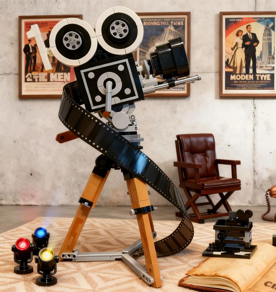 Tribute Camera Building Set 100th Anniversary Collectible Bricks Building Toys Gift for Kids Adult Fans Compatible With 43230