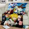 Coperta leggera con motivo dei Sette Peccati Capitali Calda Morbida Coperta Multiuso per Tutte le Stagioni e le Feste