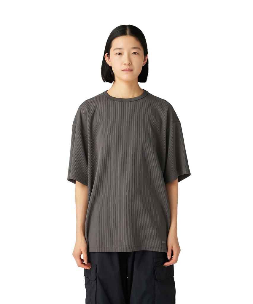 Snow Peak Dry Thermal Short and Size Charcoal T-Shirt TS-25AU002, Sleeve, Men's Women's, M,