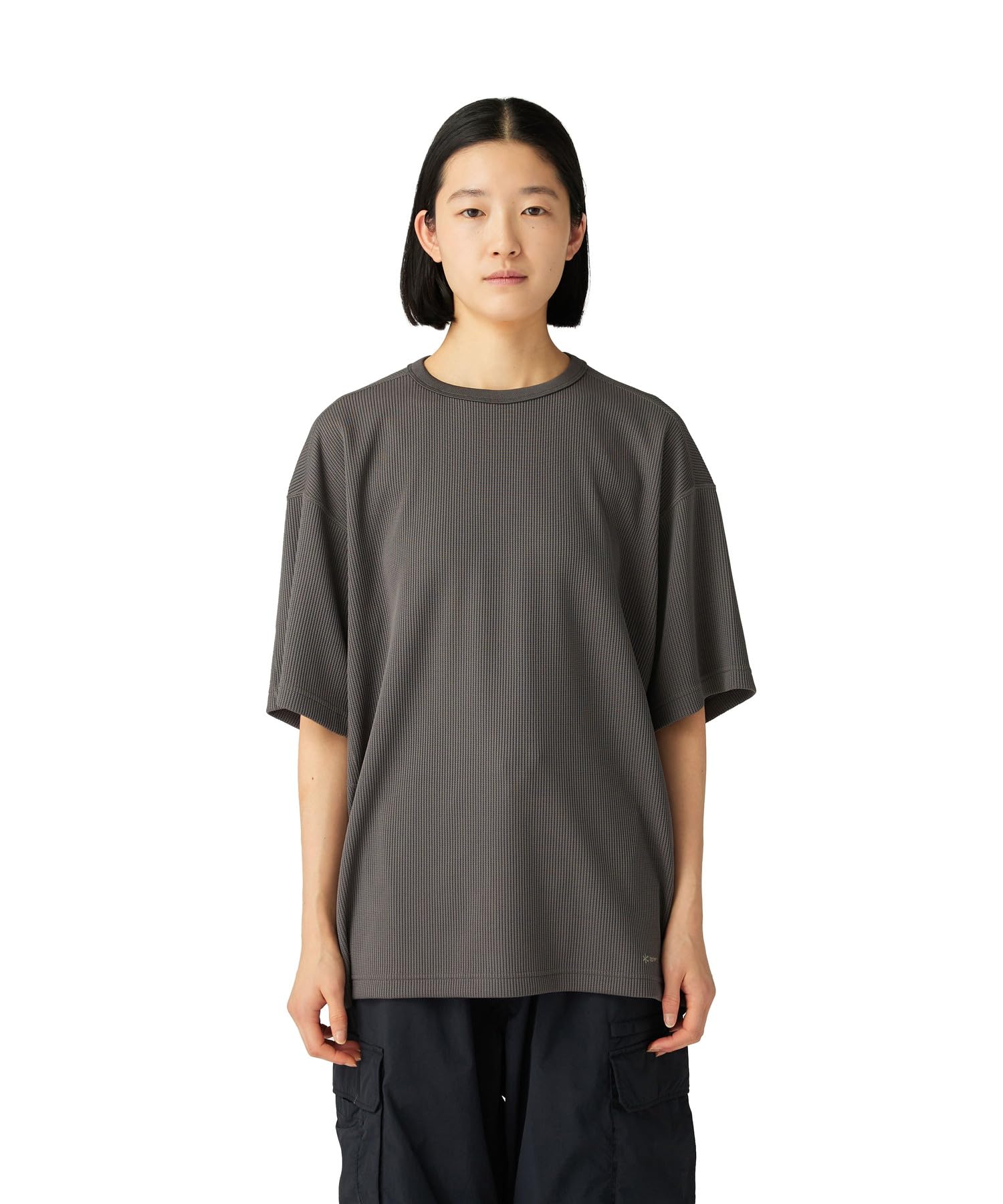 

Snow Peak Сухая термофутболка с коротким рукавом и размером, угольная, TS-25AU002, рукав, мужская, женская, L,