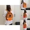 Capybara Plush Backpack For Kids With Zipper Closure And Breathable Design For School And Travel