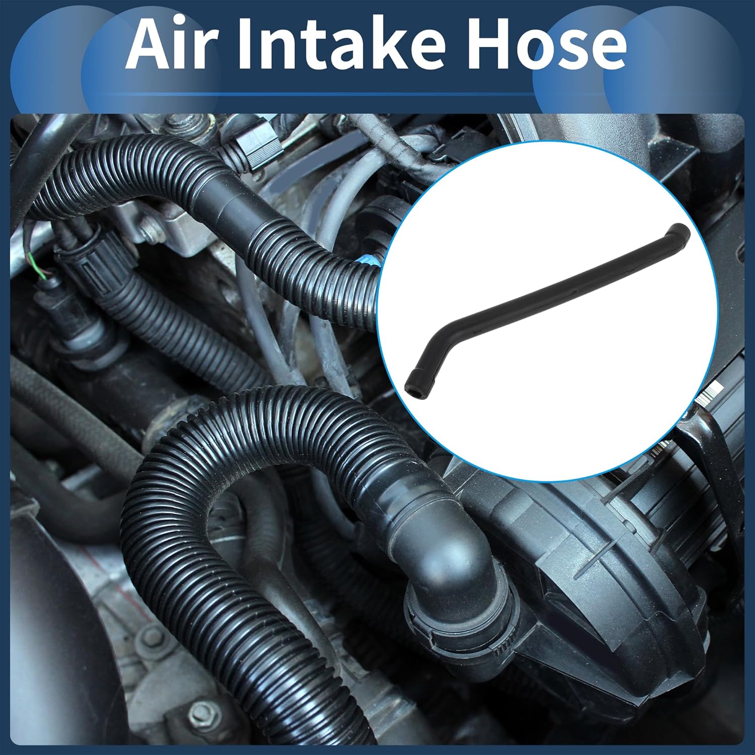 

Engine Air Intake Hose Air Cleaner Intake Hose No.A1120180182 for Mercedes-Benz C-Class W202 C240 1997-2000 CLK-Clsaa C208 CLK320 1997-2002 Rubber