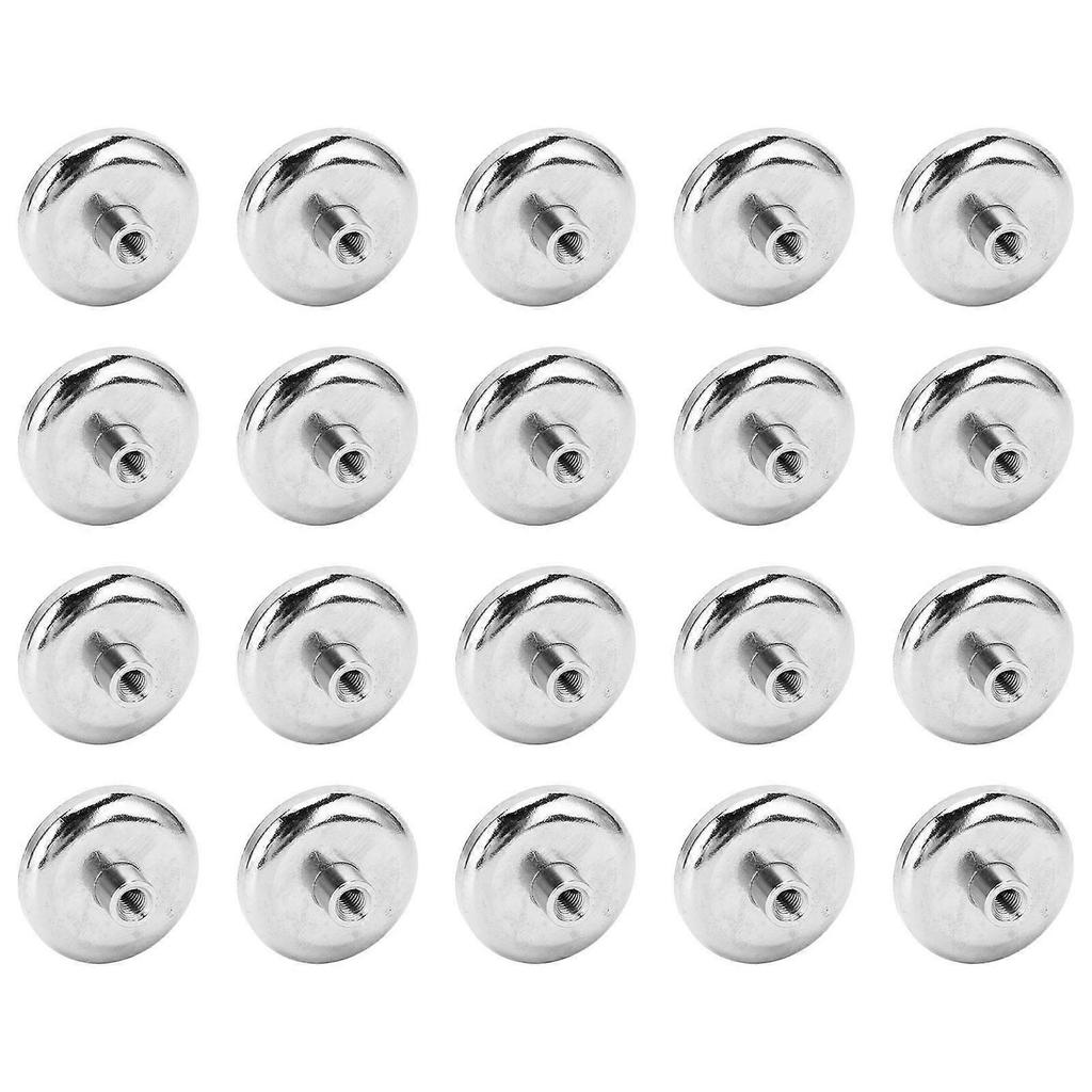 20Pcs Neodymium Magnet Base Super Strong Heavy Duty Round Cup for Kitchen Craft DIY Holding Tools Hanging 21kg