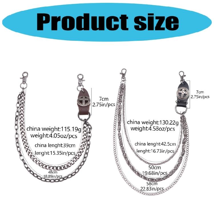 Tassels Chain Belt Personality Charm Belt Fashionable Studded Metal Chain Belt for Everyday and Event Use