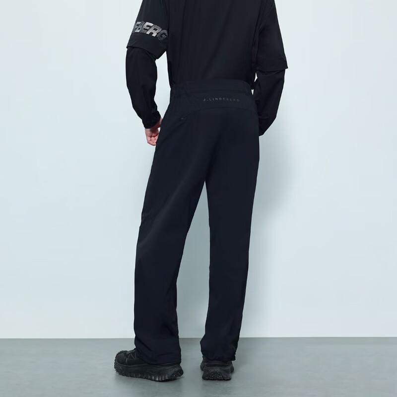 J.Lindeberg Men's Loose Fit Technical Tailored Long Pants