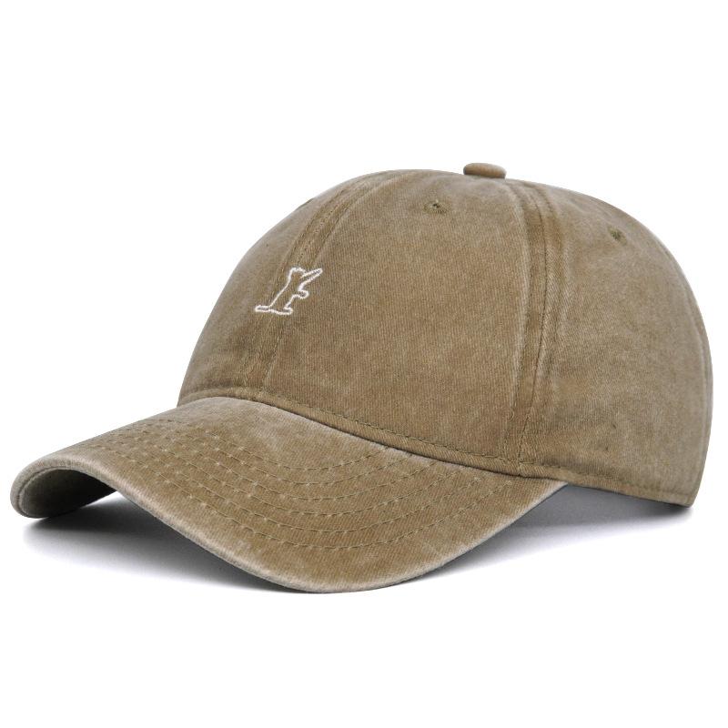 

Cat Embroider Washed Cotton Baseball Caps for WoUnisex Unisex Summer Sunshine Trucker Hats Outdoor Beach Sun Gorras Snapback Hip Hop Adjustable