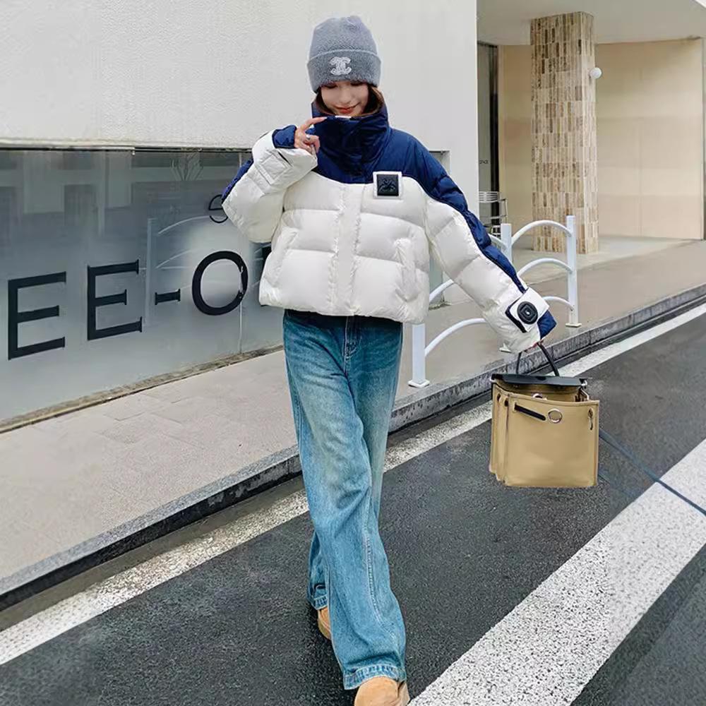 New women's winter short cotton-padded clothes, loose and thickened trendy warm jacket design