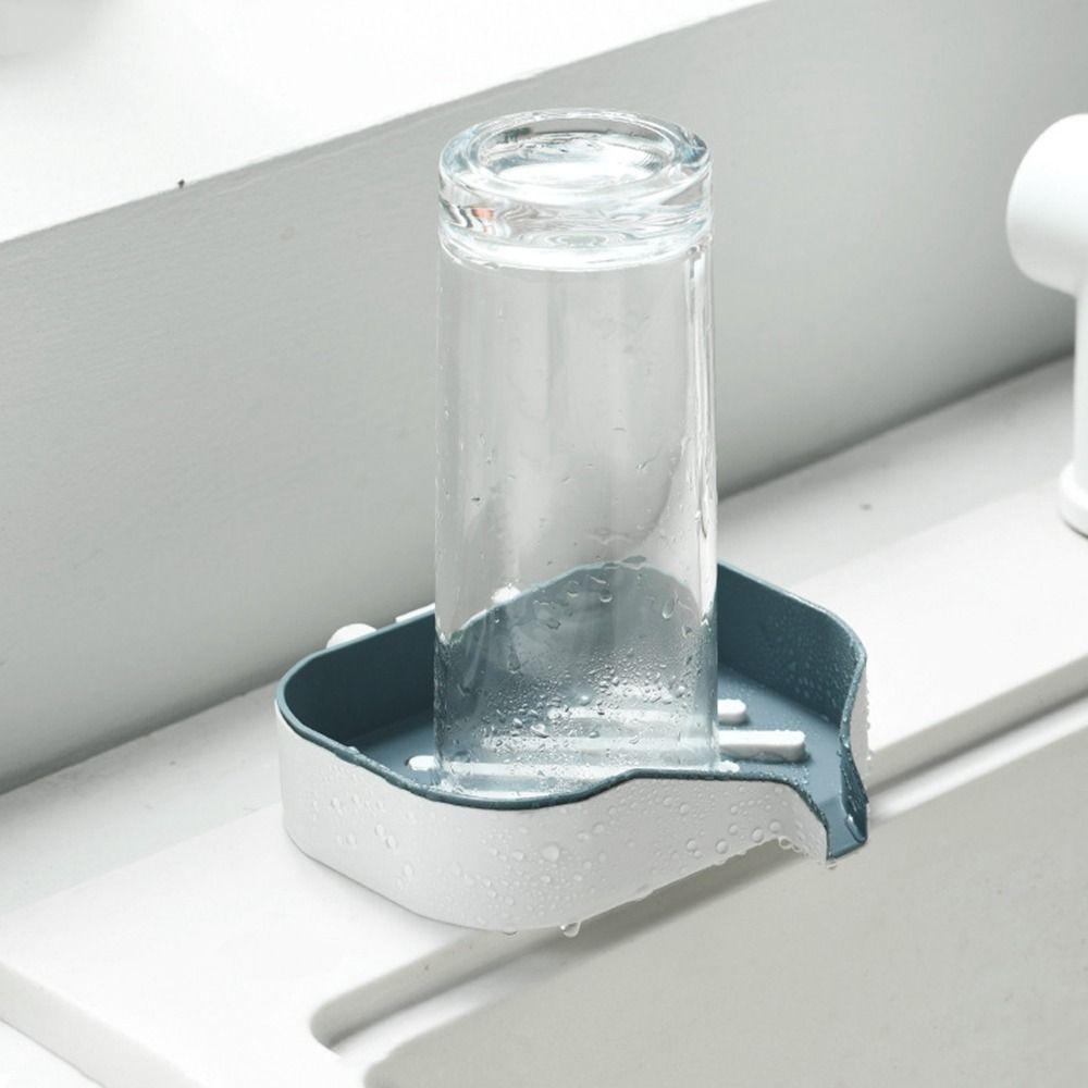 Punch-Free Double Layer Soap Holder Plastic Draining Soap Storage Rack Creative Soap Box  Kitchen