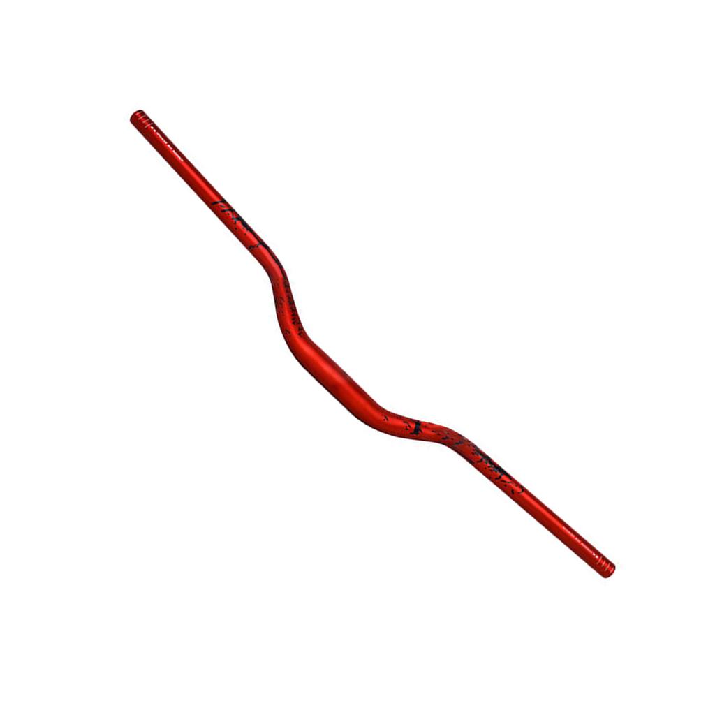 31,8MM Mountainbike-Lenker Aluminiumlegierung Riser-Lenker 55MM Rise 780MM Länge Fahrradlenker mit matter Oberfläche