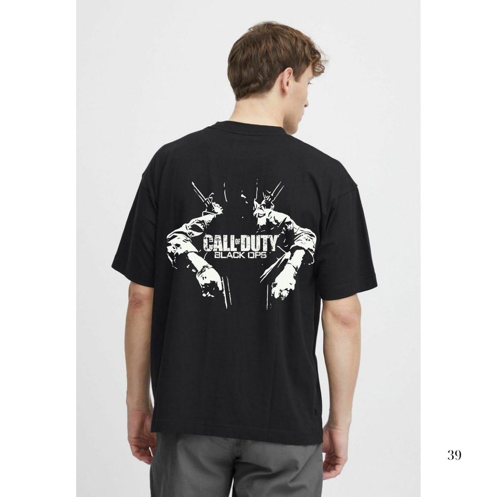 Vintage 2010 Call of Duty Black Ops T-Shirt Black Reprint Gaming Graphic Tee S-5 Unisex T-Shirt XXXXL