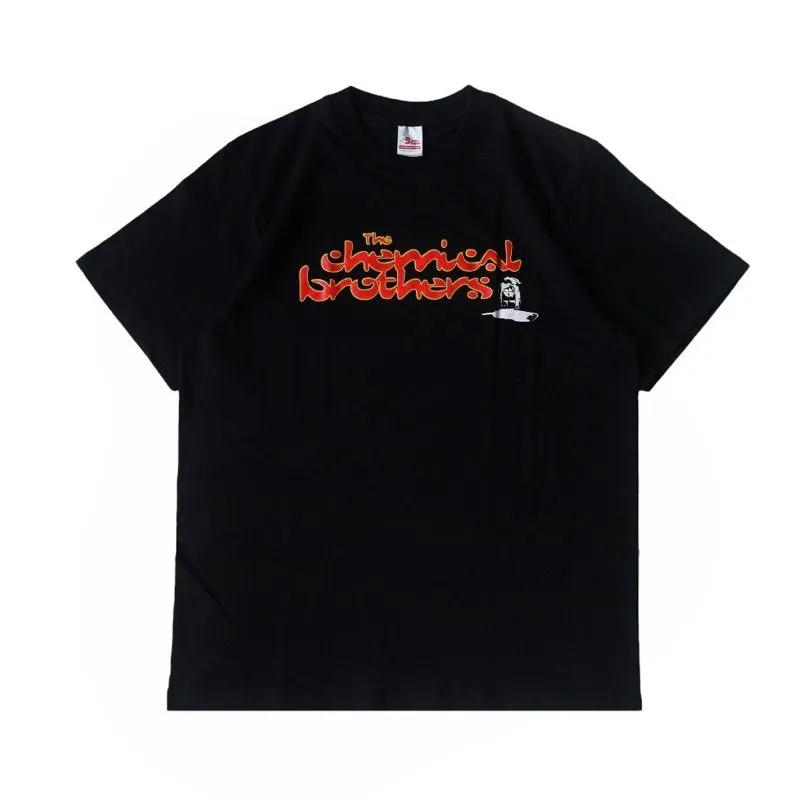 Unisex Short Sleeve Crew Neck Cotton T Shirt The Chemical Brothers S