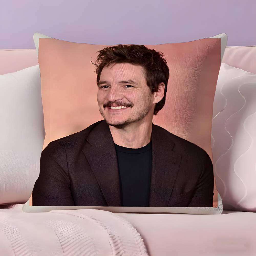 Hot Actor P-Pedro Pascal Pillow Case Ultra Soft Skin Friendly Fabric Cloud Like Comfort & Concealed Zipper