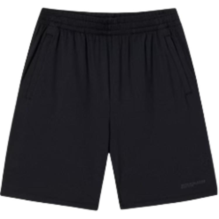 Anta Training Series Solid Color Quick-Dry Comfortable Simple Sports Shorts Men Shorts Black 152527342-2