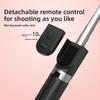 Portable Telescopic Selfie Stick With LED Lamp Selfie Stick Tripod  Vlog Photography