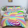 Psychedelic Digital Printing Bedding Set 3D Duvet Cover Set Microfiber Adults Women Single Queen King Twin Full Size Duvet Cover