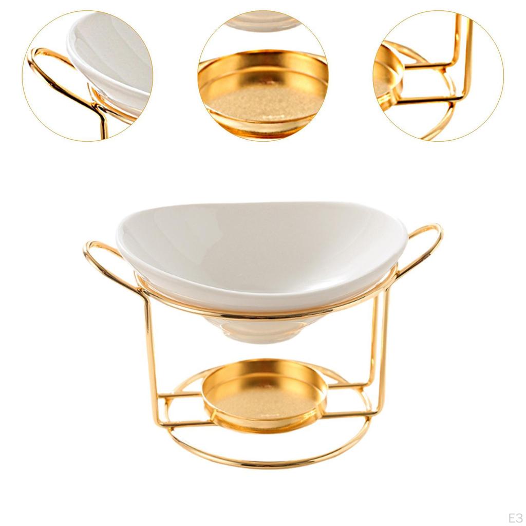 Essential Oil Burner Diffusing Fragrance Holder Tealight Warmer Scented Melt for SPA