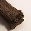 Color Fingerless Gloves Female Arm Warmers Wool Sleeve Cuff Knitted Arm Warmers Elastic Gloves