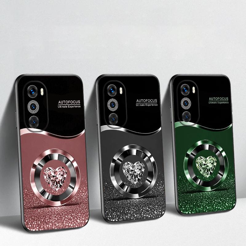 Fioletowy Okrągły Diament Dla Motorola Moto G 04 G05 G14 15 24 34 35 54 55 75 84 85 Edge 40 50 Fusion 60 Fusion Miękkie etui TPU na telefon