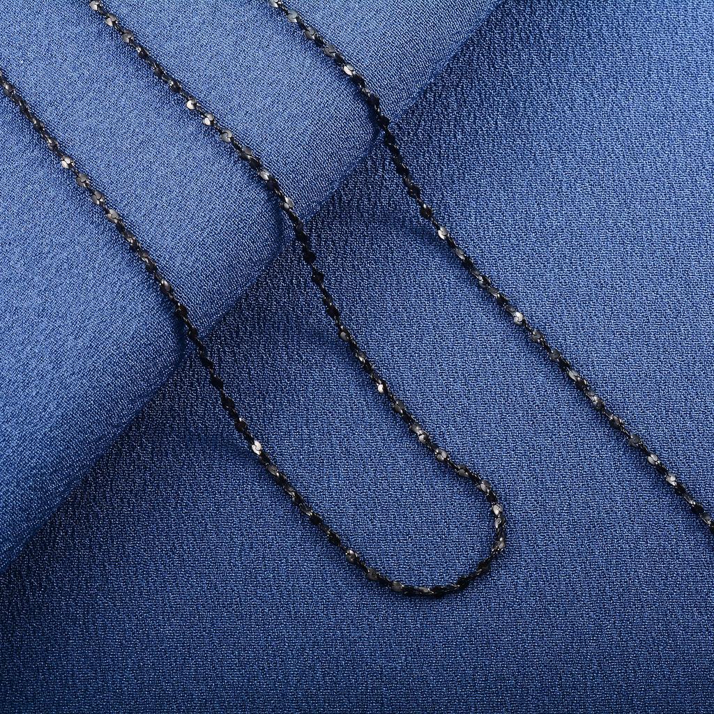 Dainty Women Necklace Glitter Cable Chain Stainless Steel Jewelry Accessories On Neck Collar for Ladies Choker DIY Gift
