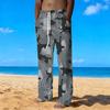 Men's Loose Casual Solid Color  Trousers Camouflage Printed Straight Pants