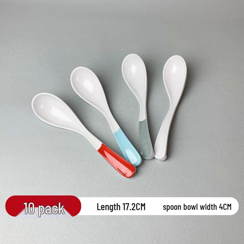 777 Thickened Two-Tone Melamine Tableware Collection Pack of 10
