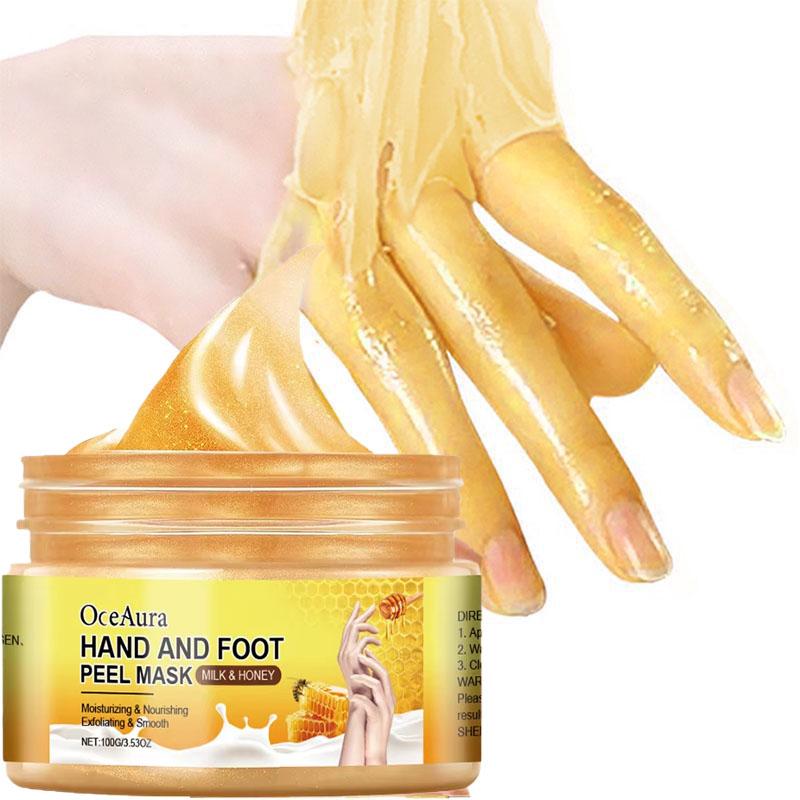 Exfoliating Hand Foot Mask Heel Cracked Repair Remove Callus Dead Skin Improve Rough Dryness Moisturizing Peeling Feet Care Mask