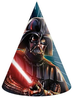 Star Wars Birthday Jedi Paper Hats 6pcs.