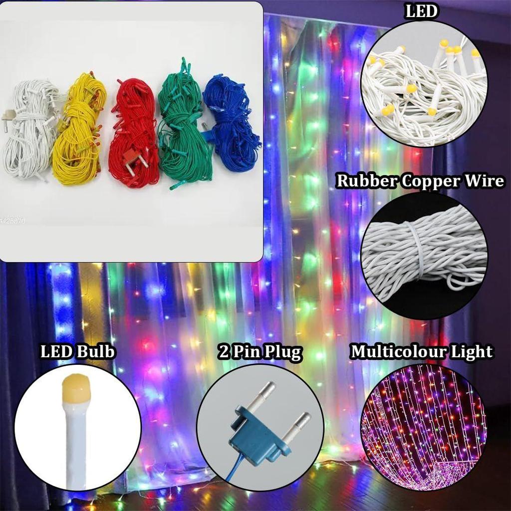 11 Meter 40 LEDs Decorative String Light | Multicolor LED Fairy Light for Diwali, Christmas, Weddings & Home Decoration