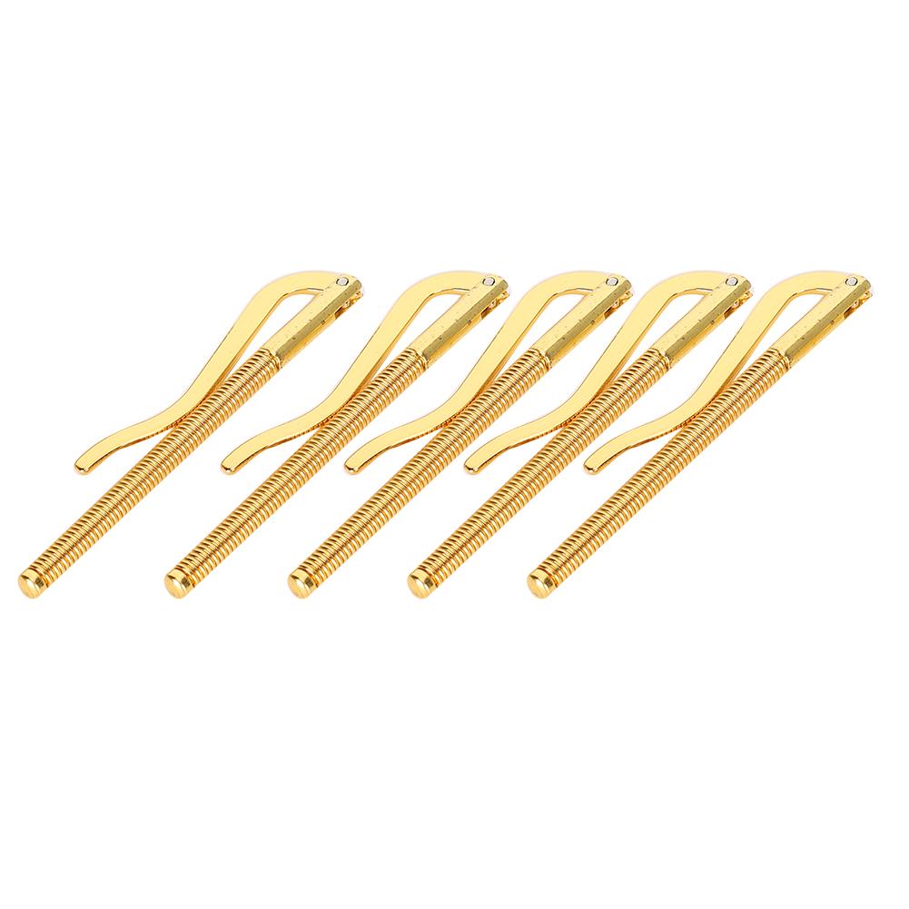 5Pcs Money Cash Clip Electroplated Steel High Hardness Spring 85mm for Leather Wallet
