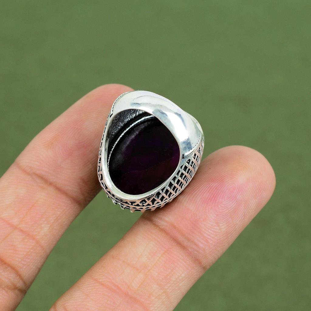 Lila Feuer Labradorit Ring 925 Sterling Silber Ring Edelstein Schmuck Handgefertigte Ringe Labradorit Schmuck Für Geschenke In Ringgröße Erhältlich