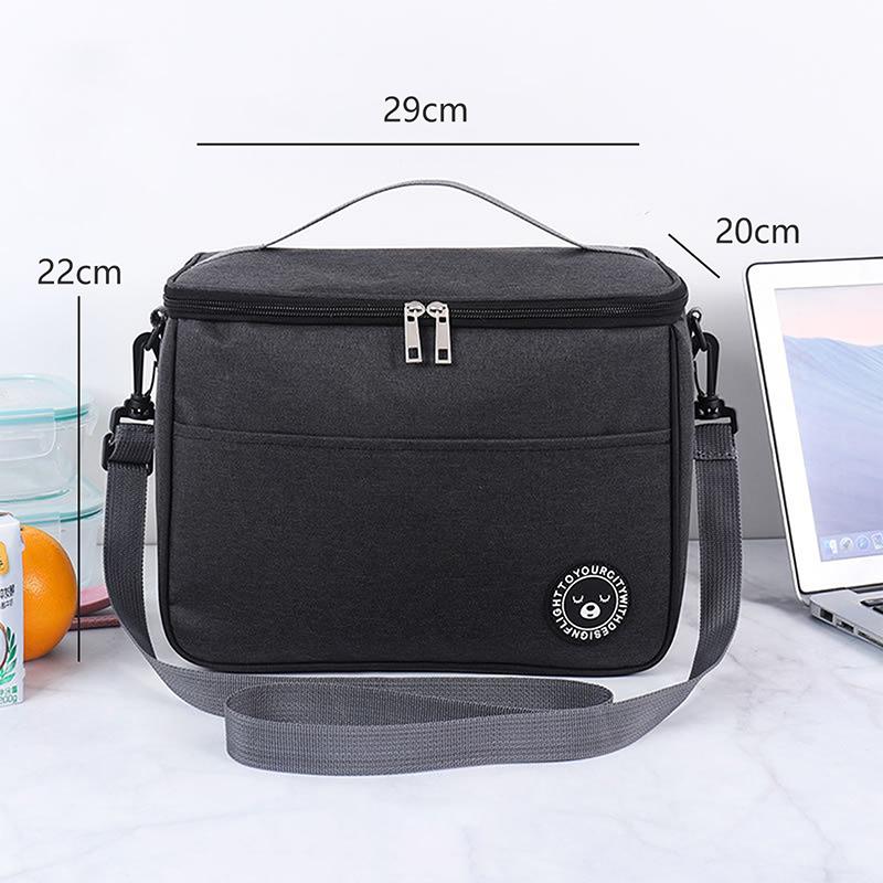 Portable Cooler Bag Folding Insulation Picnic Ice Pack For Food Thermal Drink Carrier Insulated Lunch Box Delivery S/M/L