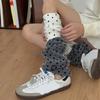 Acrylic Leg warmer Inspired polkas Dot Pattern Winter Essential For Fashionable Outfits