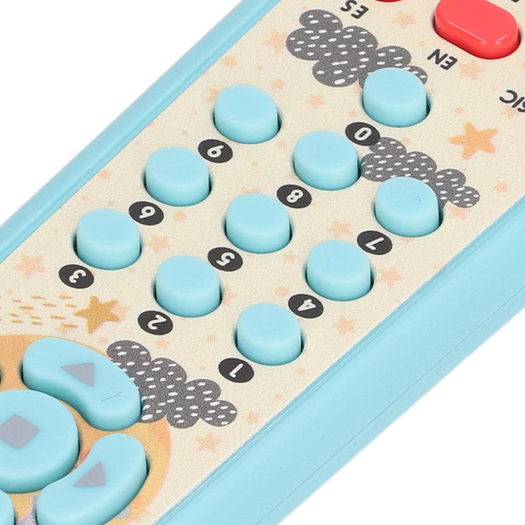 TV Remote Control Toy Baby Simulated Remote Control Toy with Sound and Light for Early Education Learning