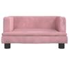 VidaXL Children's Sofa Pink 60x40x30 Cm Velvet 3196320